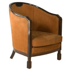 Antique French Art Deco Armchair