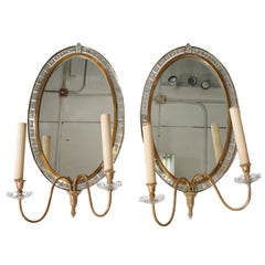 Pair of Deco Mirror Sconces