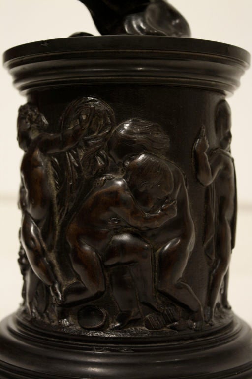 Mercury and Fortuna bronze sculptures 2