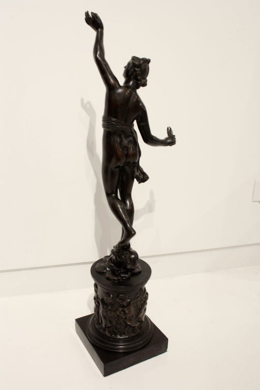 Mercury and Fortuna bronze sculptures 5