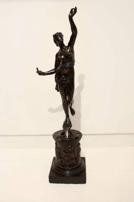 Mercury and Fortuna bronze sculptures 3