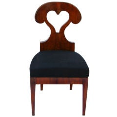 Heart-Shaped Biedermeier Side Chair