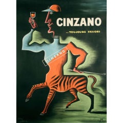 Vintage Cinzano Toujours Favori