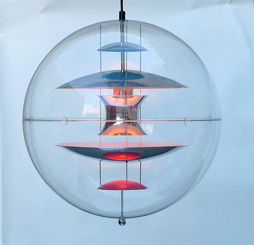Mid-20th Century Verner Panton VP Globe Pendant Lamp, 1969