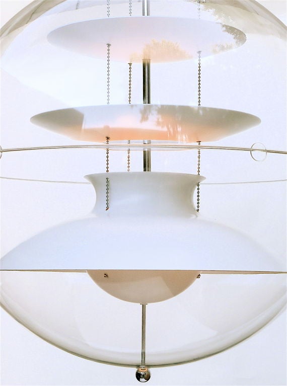 Verner Panton VP Globe Pendant Lamp In Excellent Condition In San Francisco, CA