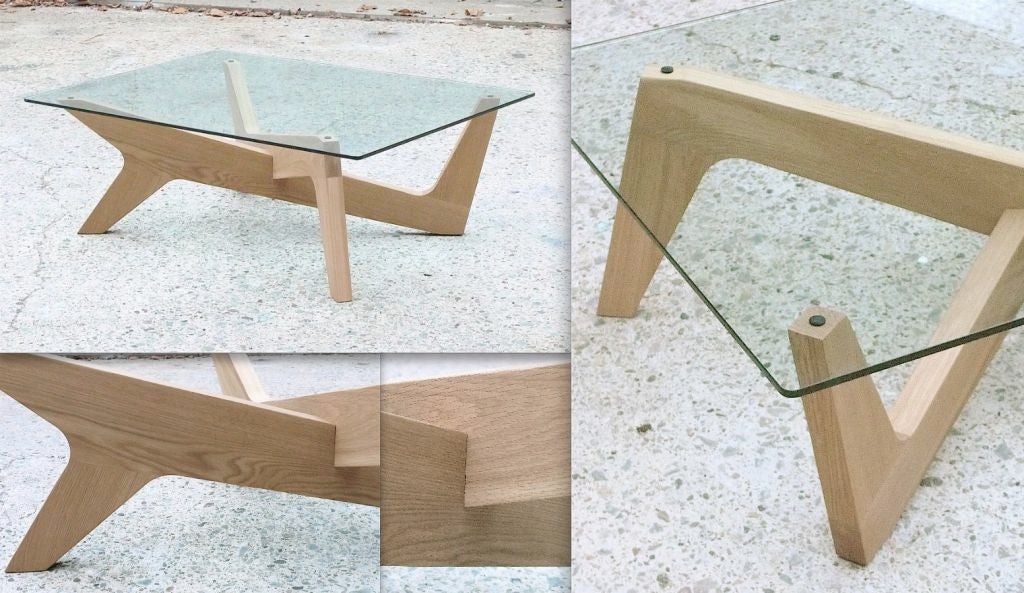 Contemporary Matthew Hilton “Cross, ” Coffee Table, 2006