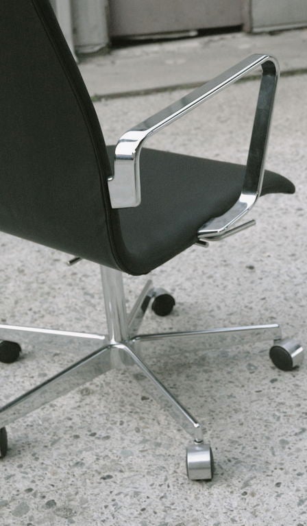 Danish Arne Jacobsen Oxford 3291 Desk Chair for Fritz Hansen