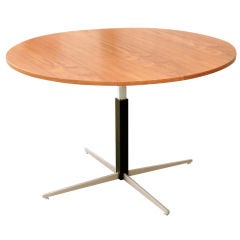Vintage Adj Ht Danish Table in the manner of Arne Jacobsen and JM Thomas