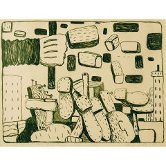 Philip Guston Lithograph, 1970