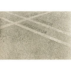 Ed Ruscha lithograph "Pico, Flower, Figueroa, " 1999