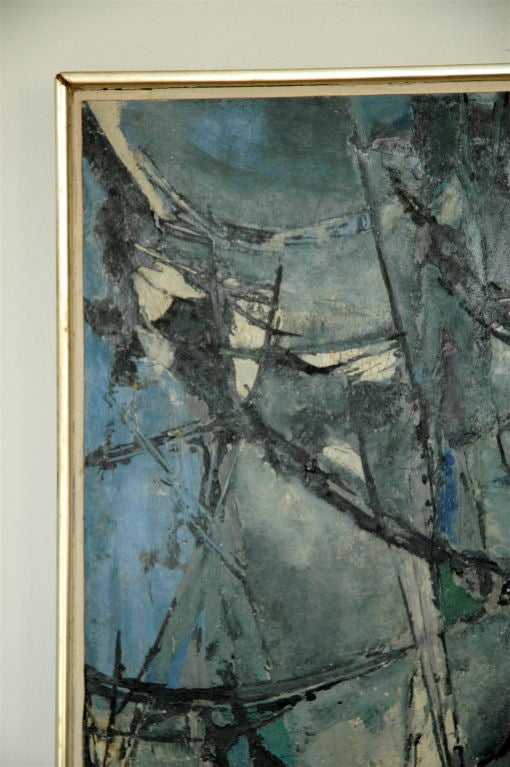 Canvas Hans Kline Abstract Nude, 1964