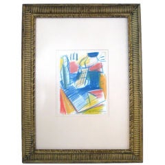 Used Gary Lee Shaffer Pastel Abstract