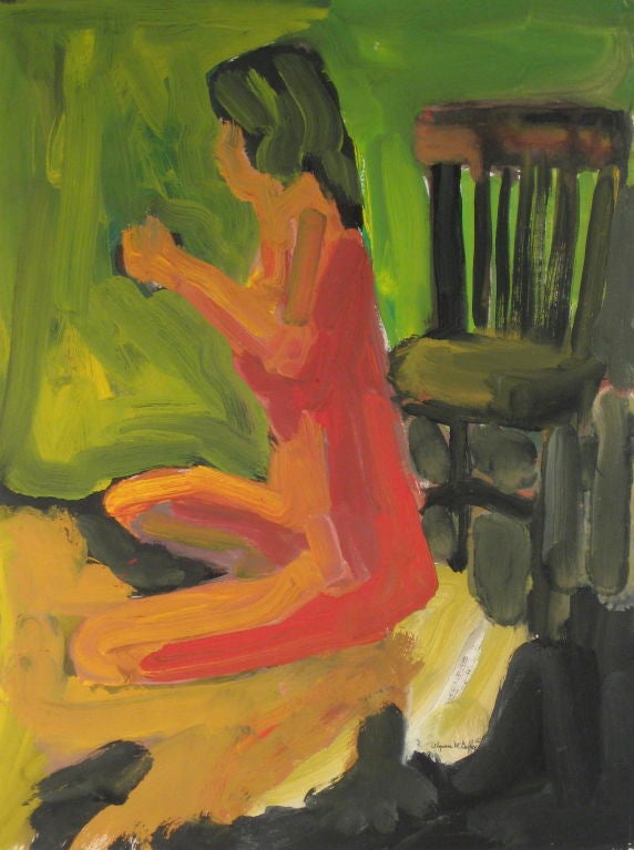 Mid Century Bay Area Figurative Painting 4