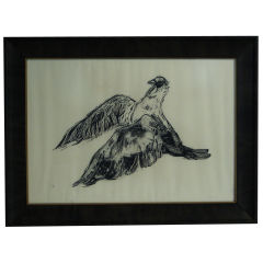 Hope Meryman Woodcut of Dove Hope Meryman Woodcut of Dove