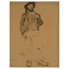 Early 20th Century Parisian Male Figure