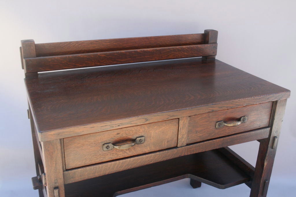 Early Gustav Stickley Desk at 1stDibs
