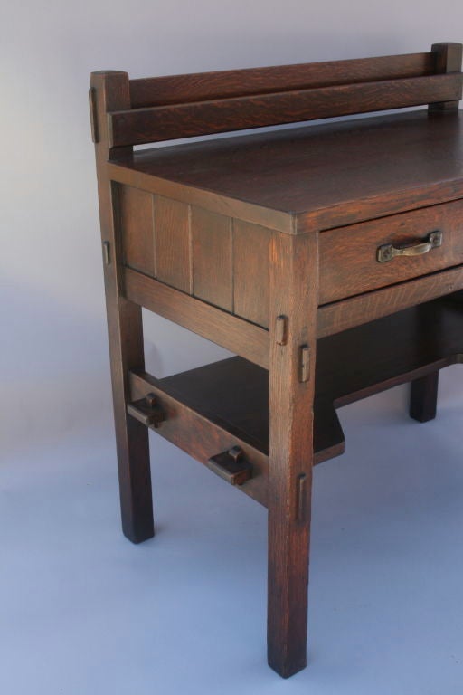 Early Gustav Stickley Desk at 1stDibs