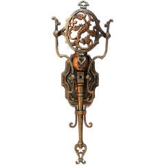 1 Large Brass Spanish Revival Sconces