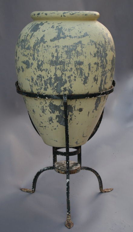 American Classic Oil Jar in Original Iron Stand
