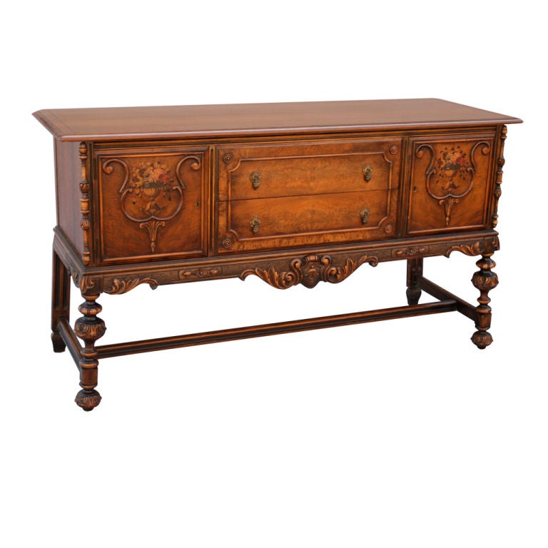 Berkey & Gay Hand-painted Sideboard