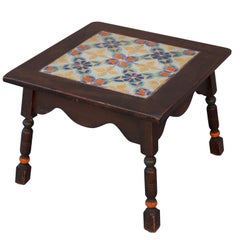 Large D & M Tile Coffee / Side Table
