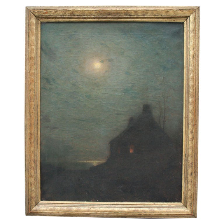Late 19th century Nocturne Painting by Lowell Birge Harrison