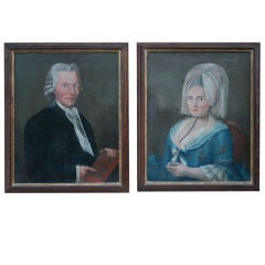 Pair Of 18th Century Portraits