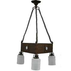 3-Light European Copper Arts
Crafts Chandelier Antique 3-Light European Copper Arts
Crafts Chandelier