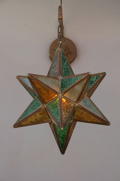 stained glass moravian star