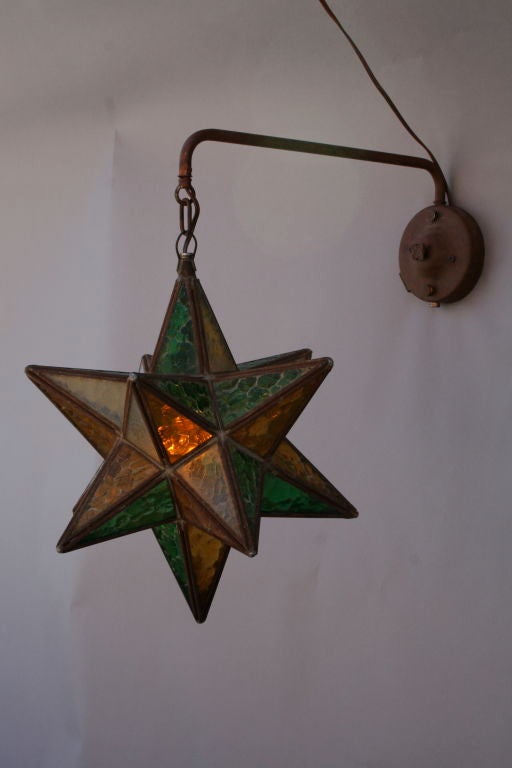 star glass lantern
