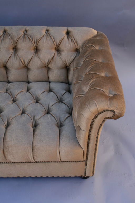 chesterfield chair velvet