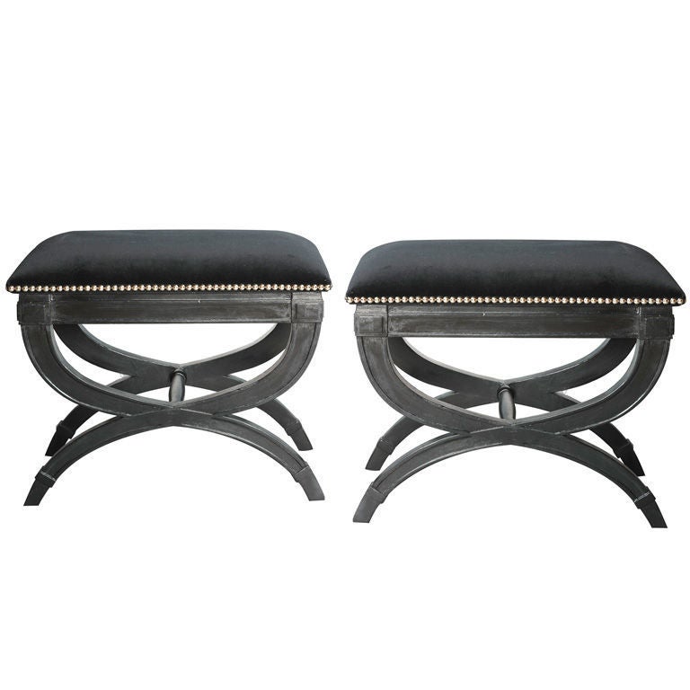 Pair of X Benches