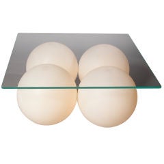 Paul Mayen lighted orb coffee table