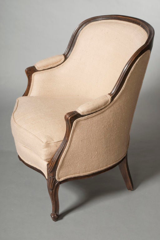 PAIR vintage bergere chairs