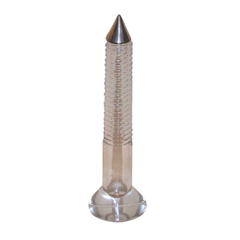 Cologne Bottle in the form of a screw