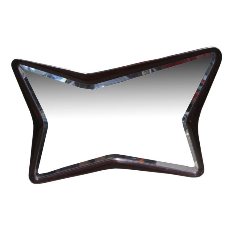 An asymmetrical Italian mirror Ico Parisi’s school at 1stdibs