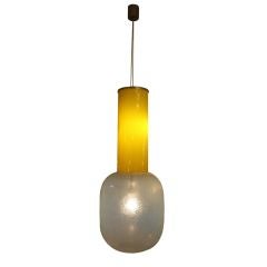 Murano blown glass ceiling light by Barbini
