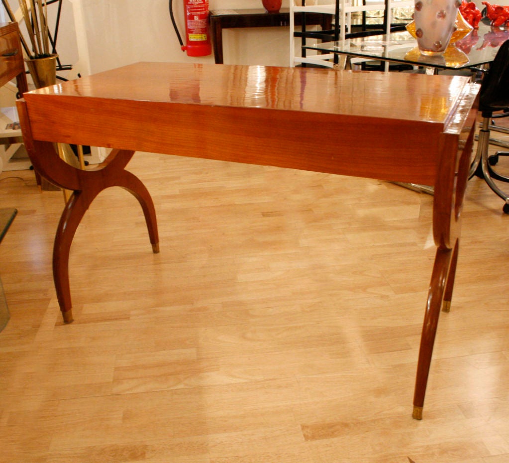 Writing desk/console table designed by Paolo Buffa In Good Condition For Sale In London, GB