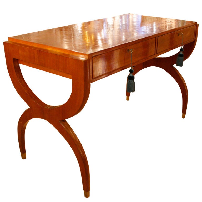 Writing desk/console table designed by Paolo Buffa at 1stdibs