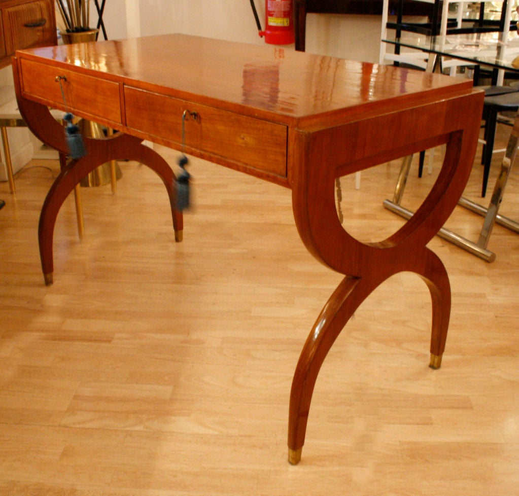 Writing desk/console table designed by Paolo Buffa For Sale 2