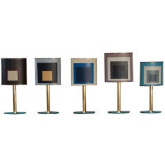 "TAKE FIVE" table lamps omage to Joseph Albers