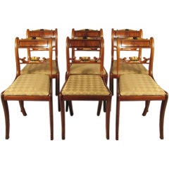 Used Set  of Six Regency Mahogany Chairs