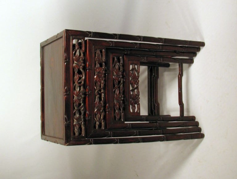 19th Century Set 4 Chinese Nesting Tables