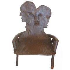 A 'Picasoesque' African Chair