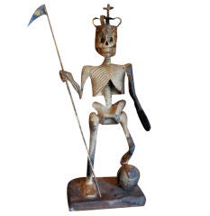 "La Muerte" Death Figure Mexico 18th Century