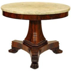 Period Boston Empire Center Table