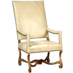 Early French or Italian Poltrona Chair