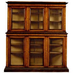 Mid 19th Century Fruitwood Renaissance Revival Bookcase