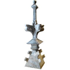 Large American Zinc Architectural Finial
