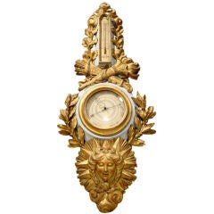 Magnificent Giltwood Louis XVI Style Barometer